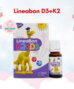 Alternative view of D3 K2 Lineabon bổ sung vitamin d3 cho trẻ sơ sinh, giúp hấp thụ d3k2 canxi, giảm còi xương d2k3 , tăng chiều cao
