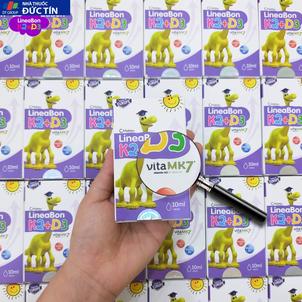 D3 K2 Lineabon bổ sung vitamin d3 cho trẻ sơ sinh, giúp hấp thụ d3k2 canxi, giảm còi xương d2k3 , tăng chiều cao 18 line5