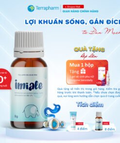 [Có quà tặng] Men vi sinh IMIALE - Cải thiện tiêu hóa, biếng ăn, tăng đề kháng từ Đan Mạch, dung tích 8ml