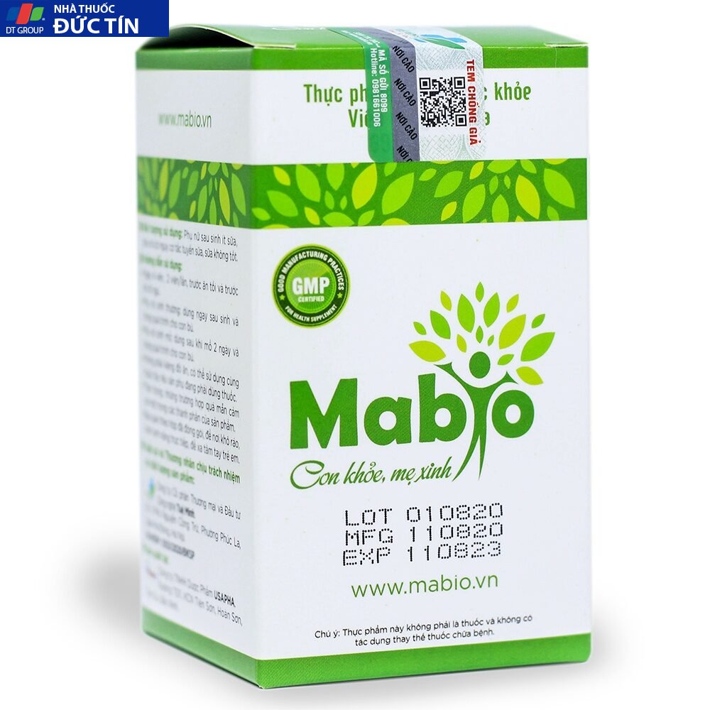 Viên uống lợi sữa Mabio (60 viên) 18 loisua7