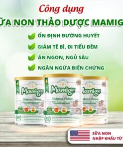Sữa non tiểu đường thảo dược Mamigo 9 lon4