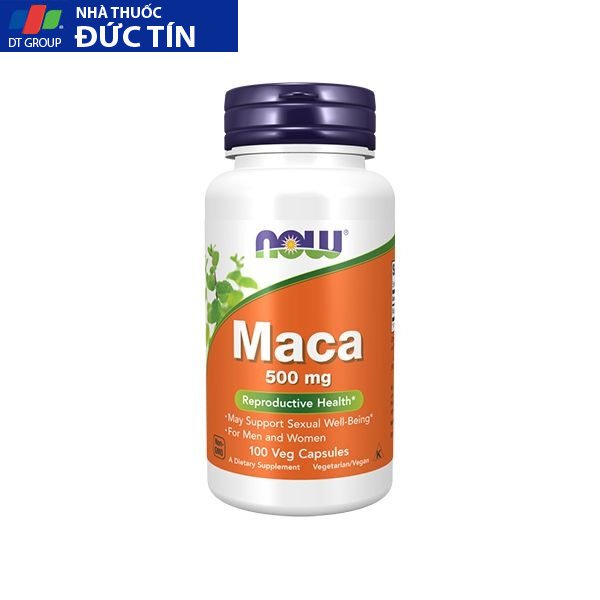 Viên uống Now Maca 500mg Reproductive Health nhập khẩu Mỹ - Gymstore hỗ trợ sinh lý nam nữ 12 mac2