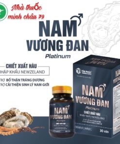 Viên uống Nam Vương Đan bổ thận, tráng dương, tăng cường chức năng sinh lý nam giới, hộp 30viên