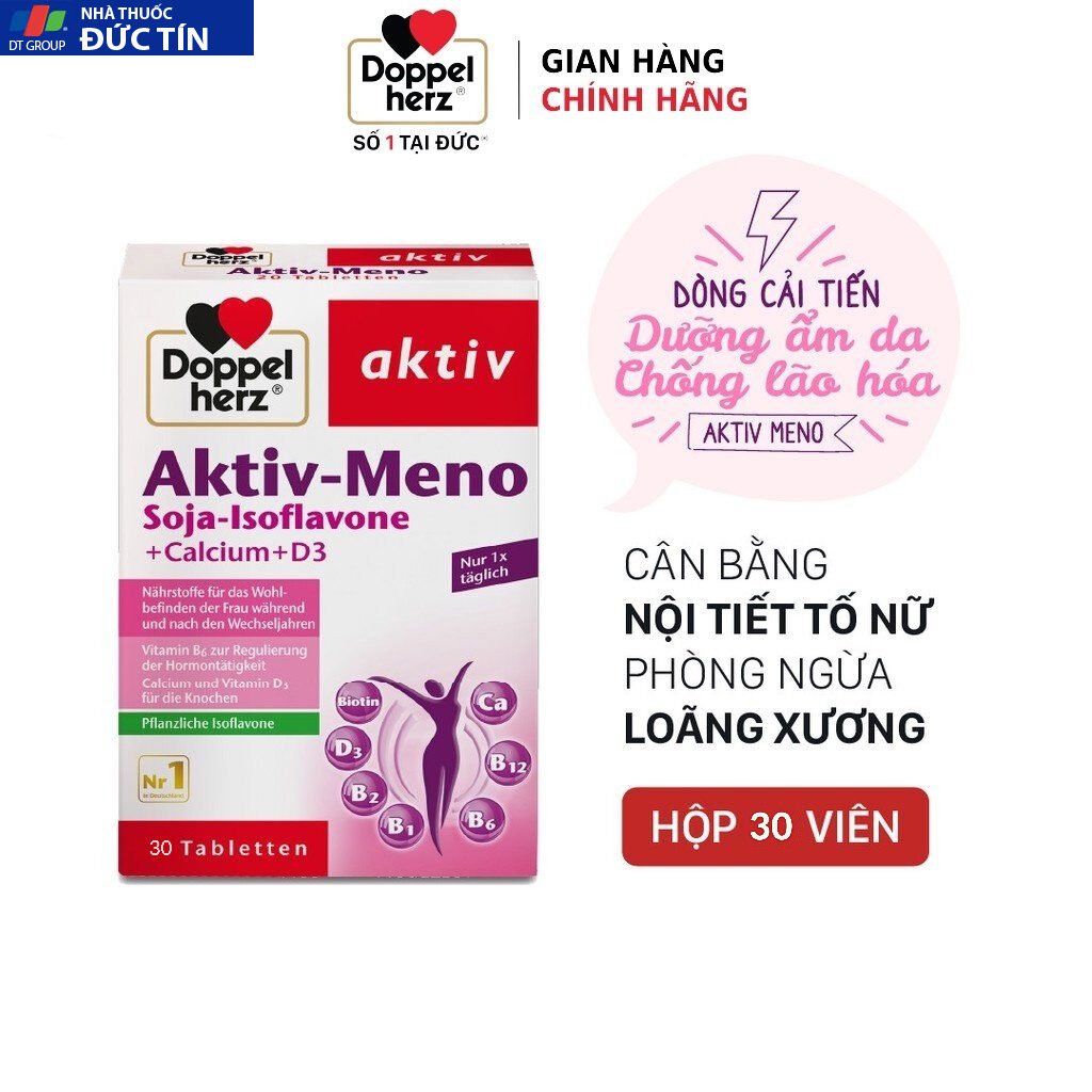 Viên uống cân bằng nội tiết tố nữ Doppelherz Aktiv-Meno (Hộp 20 viên /30 viên) 20 noitet2