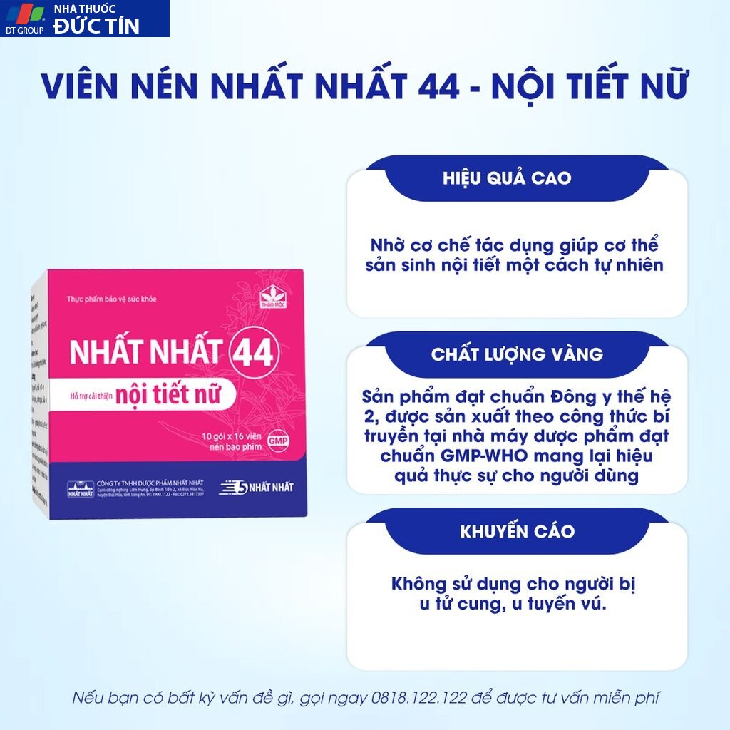 Viên Nén Nội Tiết - Nhất Nhất 44 - Cân Bằng Nội Tiết, Giúp Da Sáng Đẹp, Cơ Thể Săn Chắc, Tăng Cường Sinh Lý Nữ 19 noitet5 1