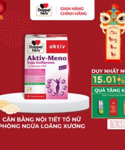 Viên uống cân bằng nội tiết tố nữ Doppelherz Aktiv-Meno (Hộp 20 viên /30 viên) 9 noitiet1 2