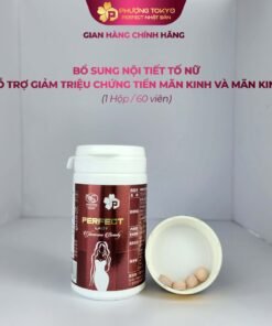 Viên uống Perfect Lady Nhật Bản tăng cường nội tiết tố nữ giúp chị em lưu giữ thanh xuân (1/lọ 60 viên)