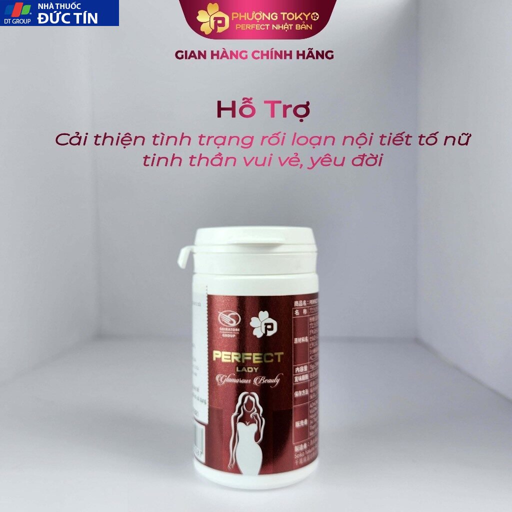 Viên uống Perfect Lady Nhật Bản tăng cường nội tiết tố nữ giúp chị em lưu giữ thanh xuân (1/lọ 60 viên) 23 noitiet2 2