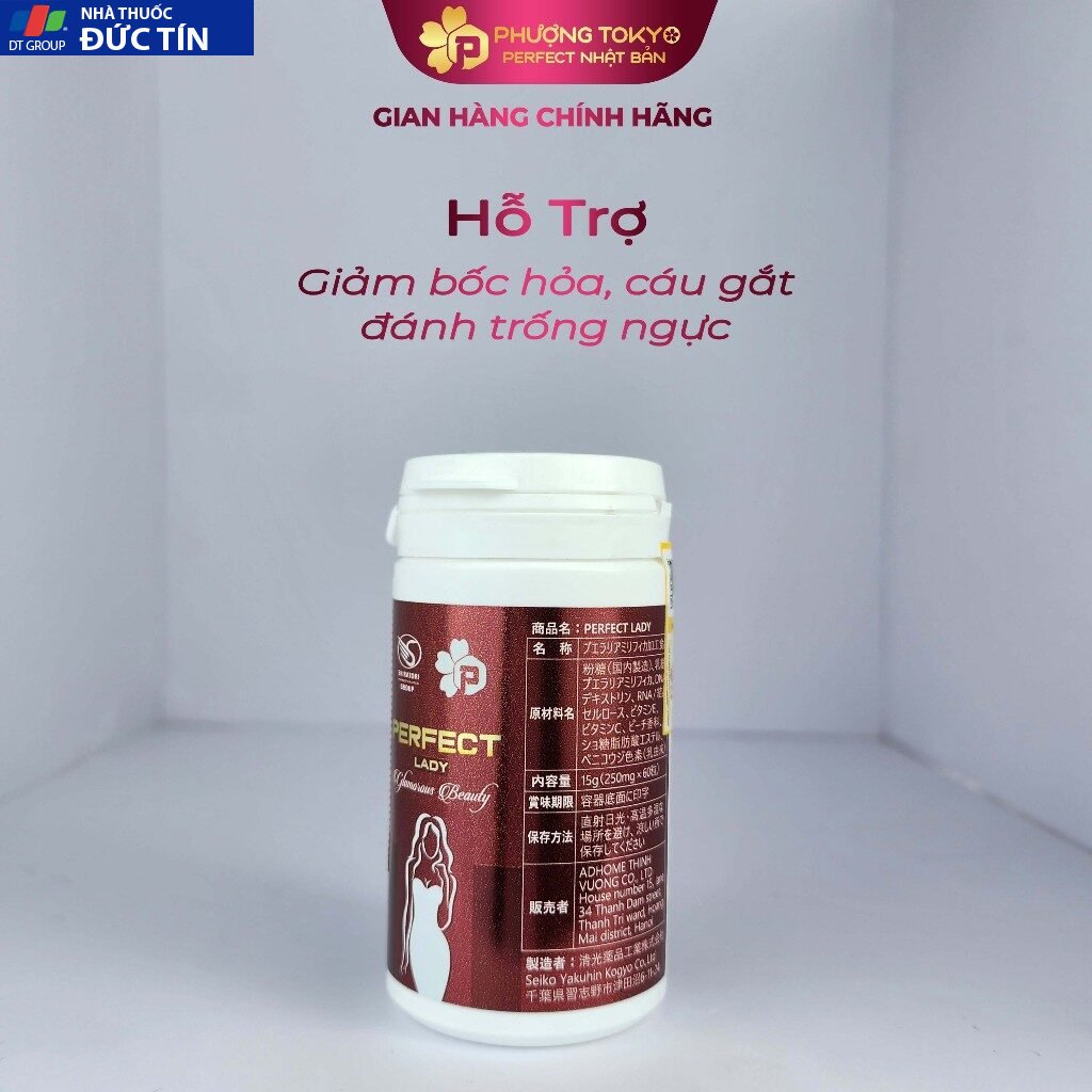 Viên uống Perfect Lady Nhật Bản tăng cường nội tiết tố nữ giúp chị em lưu giữ thanh xuân (1/lọ 60 viên) 22 noitiet3 1
