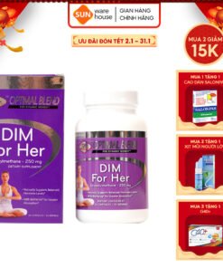 Viên Uống Hỗ Trợ Cân Bằng Nội Tiết Tố Nữ Olympian Labs Dim For Her 30 Viên