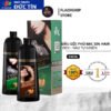Dầu Gội Phủ Bạc Sin Hair 500ml Phủ Màu Nâu Đen Tự Nhiên Không Hoá Chất Làm Mềm Tóc