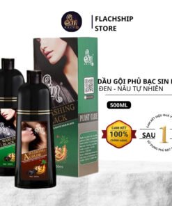 Alternative view of Dầu Gội Phủ Bạc Sin Hair 500ml Phủ Màu Nâu Đen Tự Nhiên Không Hoá Chất Làm Mềm Tóc