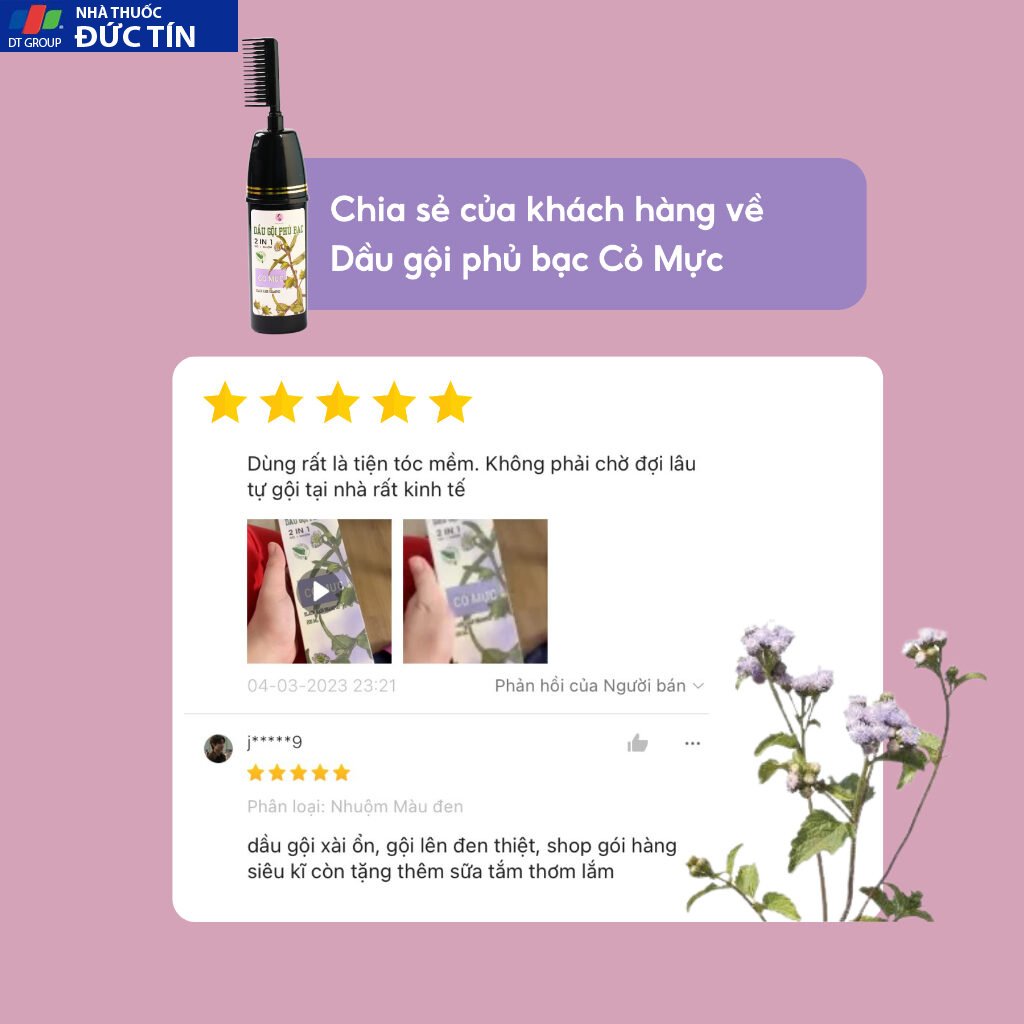 Dầu gội phủ bạc Cỏ mực Mộc Nhan 200ml làm đen tóc tự nhiên tại nhà chỉ sau 9 phút 13 phubac4 1