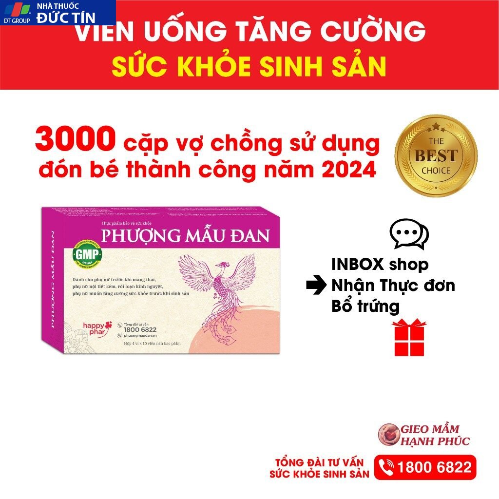 Phượng Mẫu Đan - Bổ trứng, dày niêm mạc, điều hòa kinh nguyệt, tăng khả năng thụ thai 12 phuongmau1 1