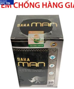 Viên uống từ 10 loại thảo dược Saka Man giúp bổ thận, tráng dương, tăng cường sinh lý nam giới - Chai 30 viên (Saka Man) 9 saca3