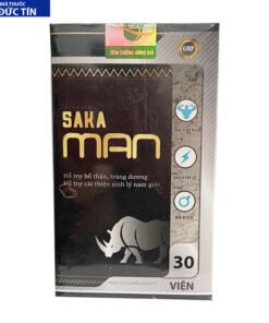 Viên uống từ 10 loại thảo dược Saka Man giúp bổ thận, tráng dương, tăng cường sinh lý nam giới - Chai 30 viên (Saka Man) 11 saca5