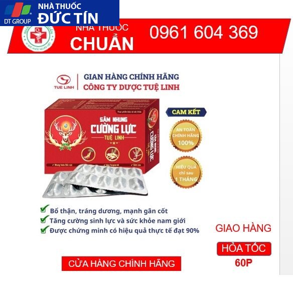 Sâm nhung cường lực Tuệ linh,hỗ trợ tăng cường sinh lý nam 7 samnhung1 1