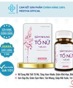 Alternative view of Sâm Nhung Tố Nữ Tuệ Linh - Làm Đẹp Da, Giảm Thâm Nám, Chống Lão Hóa Da, Bổ Sung Nội Tiết Tố Nữ (Lọ 30 viên) [Chính Hãng]