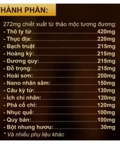 Sâm nhung bổ thận CENTER, bổ thận tráng dương,tăng cường sinh lý nam (chai 40 viên) 10 samnhung3 2