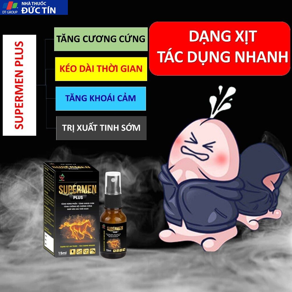 Tăng cường sinh lý Supermen BestLife bổ thận tráng dương cải thiện tình trạng xuất tinh sớm rối loạn cương dương 30 viên 23 sinhly3