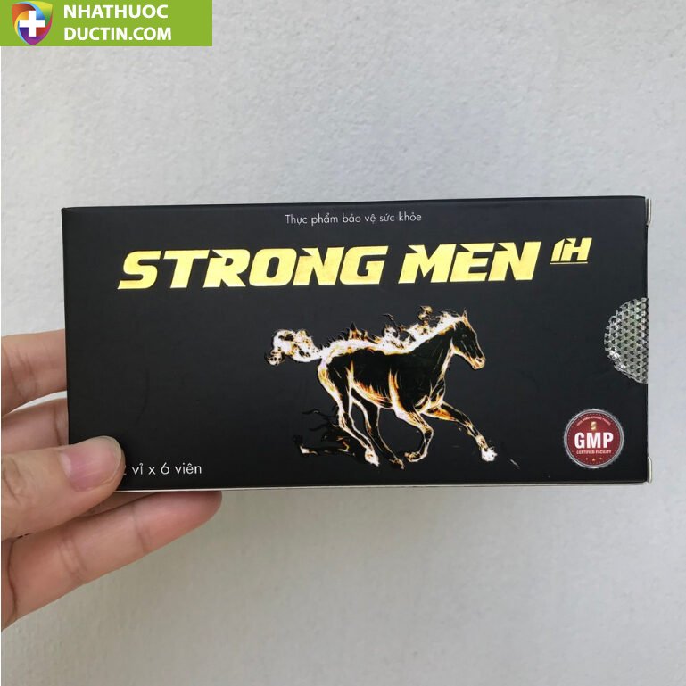 Tăng cường sinh lý nam giới Strong Men 1H chiết xuất thảo dược, chống xuất tinh sớm, kéo dài thời gian quan hệ 17 strongmen1 1