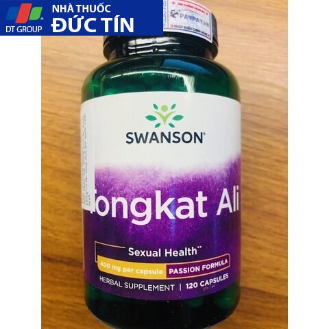 Duy trì phong độ sinh lý nam Swanson Tongkat Ali của Mỹ 120 Viên 14 swan7