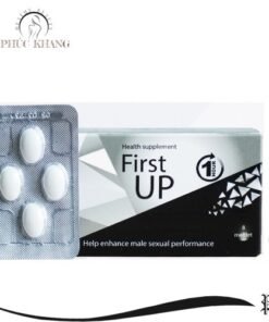 Tăng cường sinh lý nam First Up 1H dạng viên ngậm, giảm xuất tinh sớm, cải thiện sinh lý