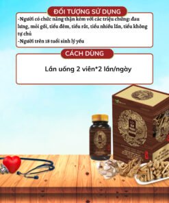 Ích Thận Khang - tăng cường sinh lý nam giới, bổ thận hỗ trợ tăng cường chức năng thận - Hộp 60 viên 8 thankhang3