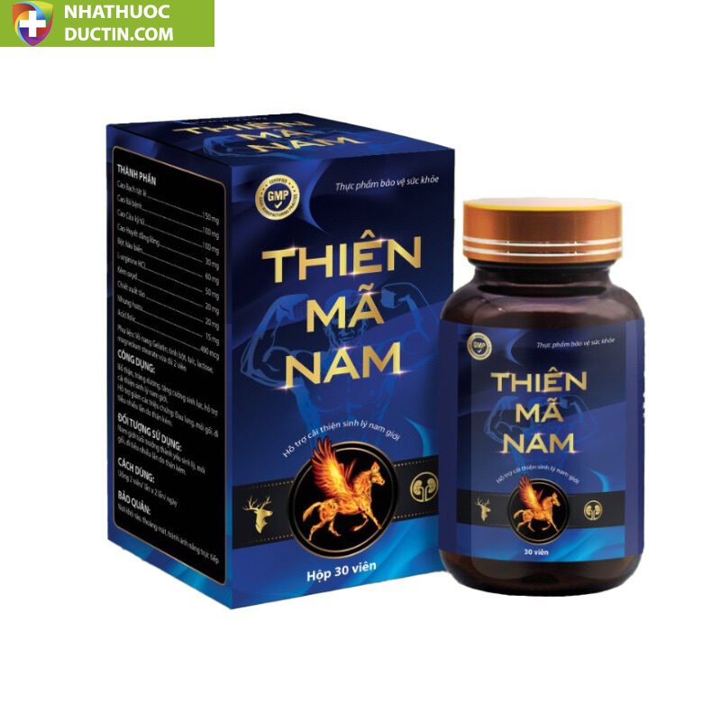 Thiên Mã Nam Viên Uống Hỗ Trợ Tăng Cường Sinh Lý Nam Hiệu Quả Hộp 30 Viên 17 thienma1 1