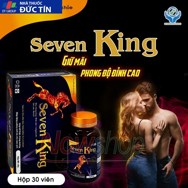 Viên uống tăng cường sinh lý nam Seven King hỗ trợ bổ thận tráng dương tăng cường sinh lực giảm đau lưng mỏi gối 14 thiluc3