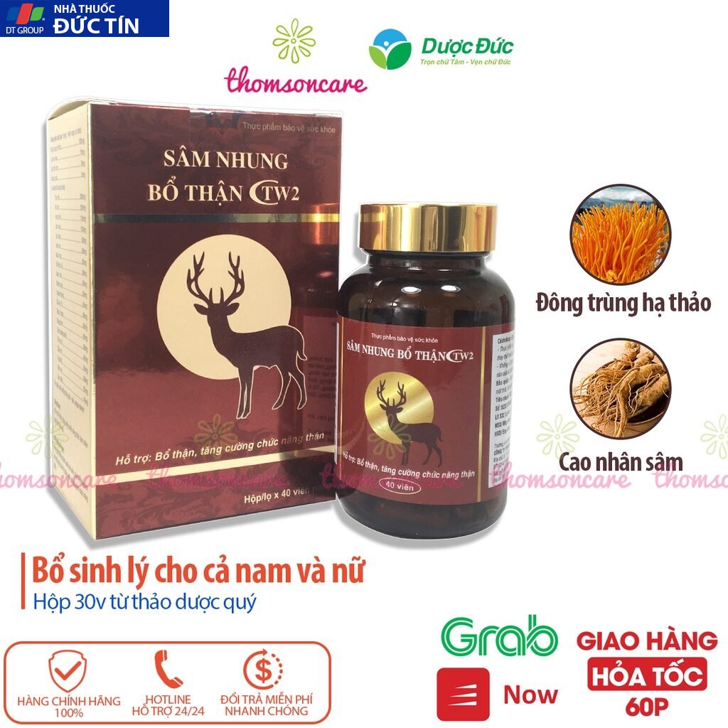 Sâm nhung bổ thận TW2 hỗ trợ tăng cường sinh lý cho cả nam và nữ của dược phẩm trung ương 18 thonson8