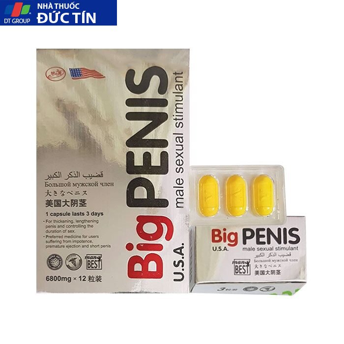 Thuốc cường dương Big Penis 6800mg hộp 12 viên 2 thuoc cuong duong big penis 6800mg hop 12 vien 876