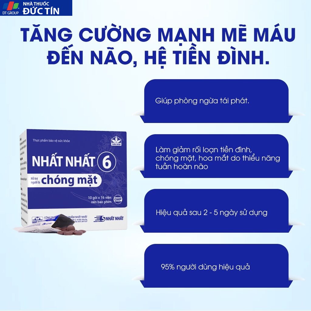 Viên Nén Dùng Tốt Cho Người Chóng Mặt, Rối Loạn Tiền Đình - Nhất Nhất 6 - Tăng Cường Máu Lên Não Đến Hệ Tiền Đình 19 tiendinh4