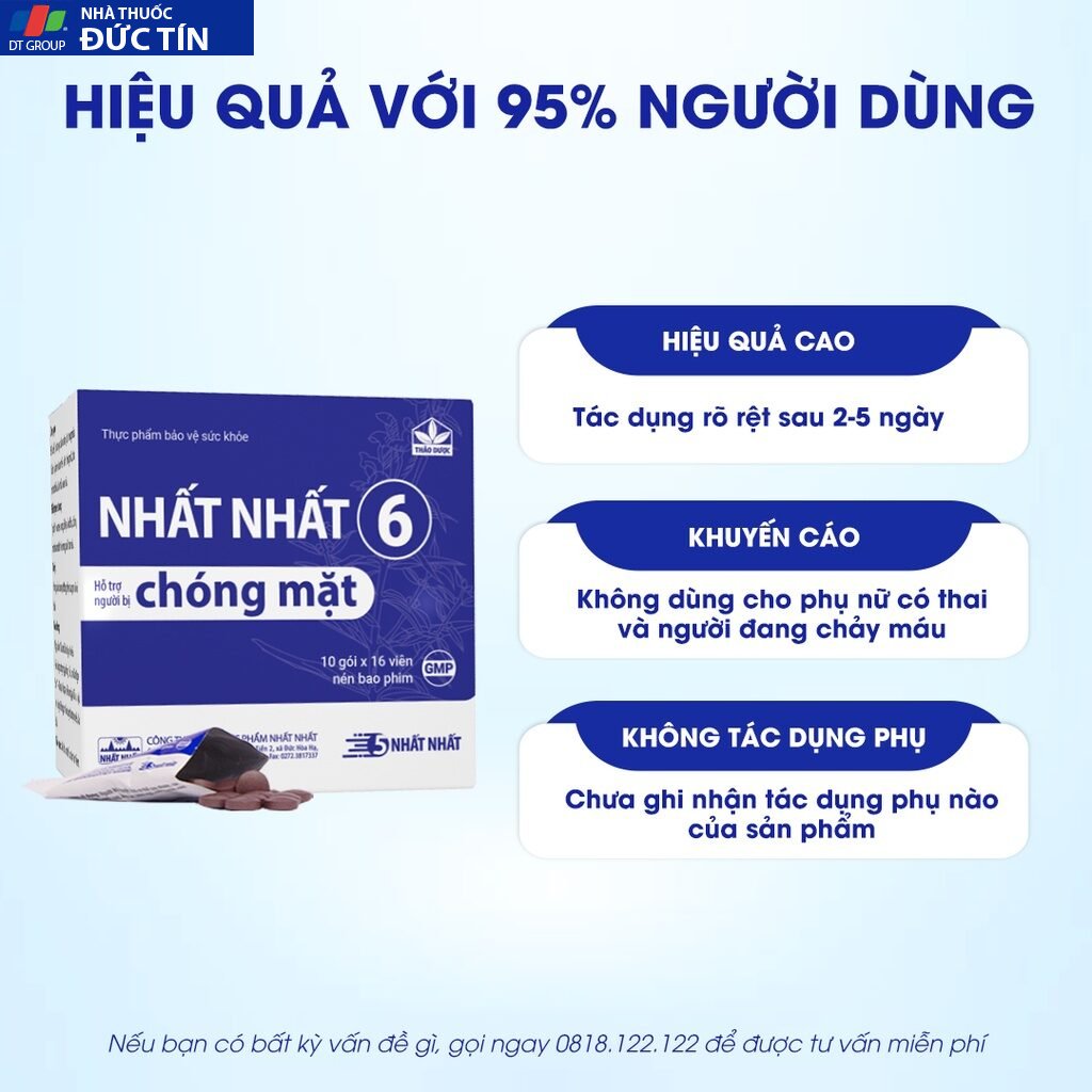 Viên Nén Dùng Tốt Cho Người Chóng Mặt, Rối Loạn Tiền Đình - Nhất Nhất 6 - Tăng Cường Máu Lên Não Đến Hệ Tiền Đình 18 tiendinh5