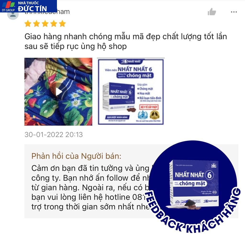 Viên Nén Dùng Tốt Cho Người Chóng Mặt, Rối Loạn Tiền Đình - Nhất Nhất 6 - Tăng Cường Máu Lên Não Đến Hệ Tiền Đình 16 tiendinh7