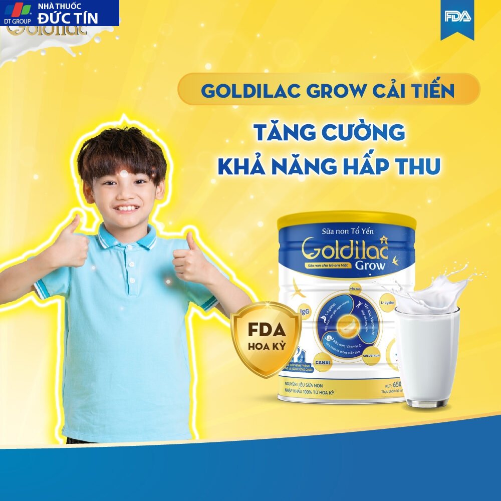 Sữa Non Tổ Yến Goldilac Grow - Sữa Tăng Cân Cho Bé, Phát Triển Chiều Cao Và Tăng Đề Kháng Cho Bé Từ 6 Tháng Đến 10 Tuổi 25 toyen4