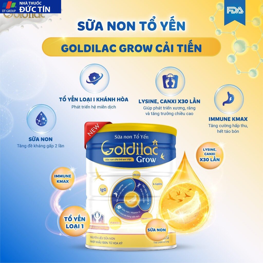Sữa Non Tổ Yến Goldilac Grow - Sữa Tăng Cân Cho Bé, Phát Triển Chiều Cao Và Tăng Đề Kháng Cho Bé Từ 6 Tháng Đến 10 Tuổi 24 toyen5