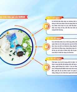 Viên uống Damian - Dưỡng trắng, làm mờ thâm nám, tàn nhang giúp da sáng bóng sau 30 ngày 16 trangda7
