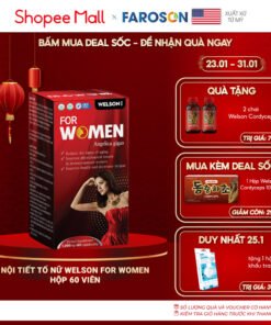 Alternative view of Viên uống Nội Tiết Tố Nữ Đẹp Da Welson For Women Hộp 60 Viên