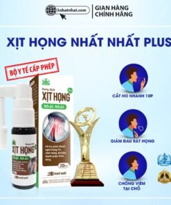 Xịt Họng Nhất Nhất Plus - Giúp Giảm Ho, Giảm Đau Rát, Ngứa Họng - Chai 20 ml 9 xithong1