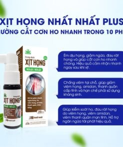 Xịt Họng Nhất Nhất Plus - Giúp Giảm Ho, Giảm Đau Rát, Ngứa Họng - Chai 20 ml 11 xithong3