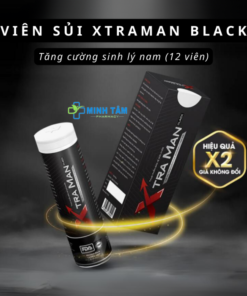 Viên Sủi Xtraman Black Chính Hãng Mẫu Mới 12 Viên, Hỗ Trợ Tăng Cường Sinh Lý Ở Nam Giới 14 xtraman chinh hang mau moi 12 vien 700x700 1