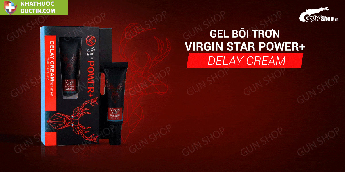 Gel bôi Virgin Star Power+ Delay Cream - Chống xuất tinh sớm - Chai 20ml 25 1 min f078315fa5a24d0ab288dcdc4e2214e3