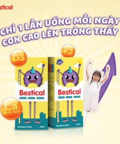 Alternative view of Canxi sinh học kết hợp vitamin D3 K2 hỗ trợ tăng chiều cao Bestical 120ml