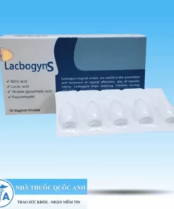 Lacbogyns điều trị nhiễm nấm , viêm âm đạo (hộp 10 viên đạn)