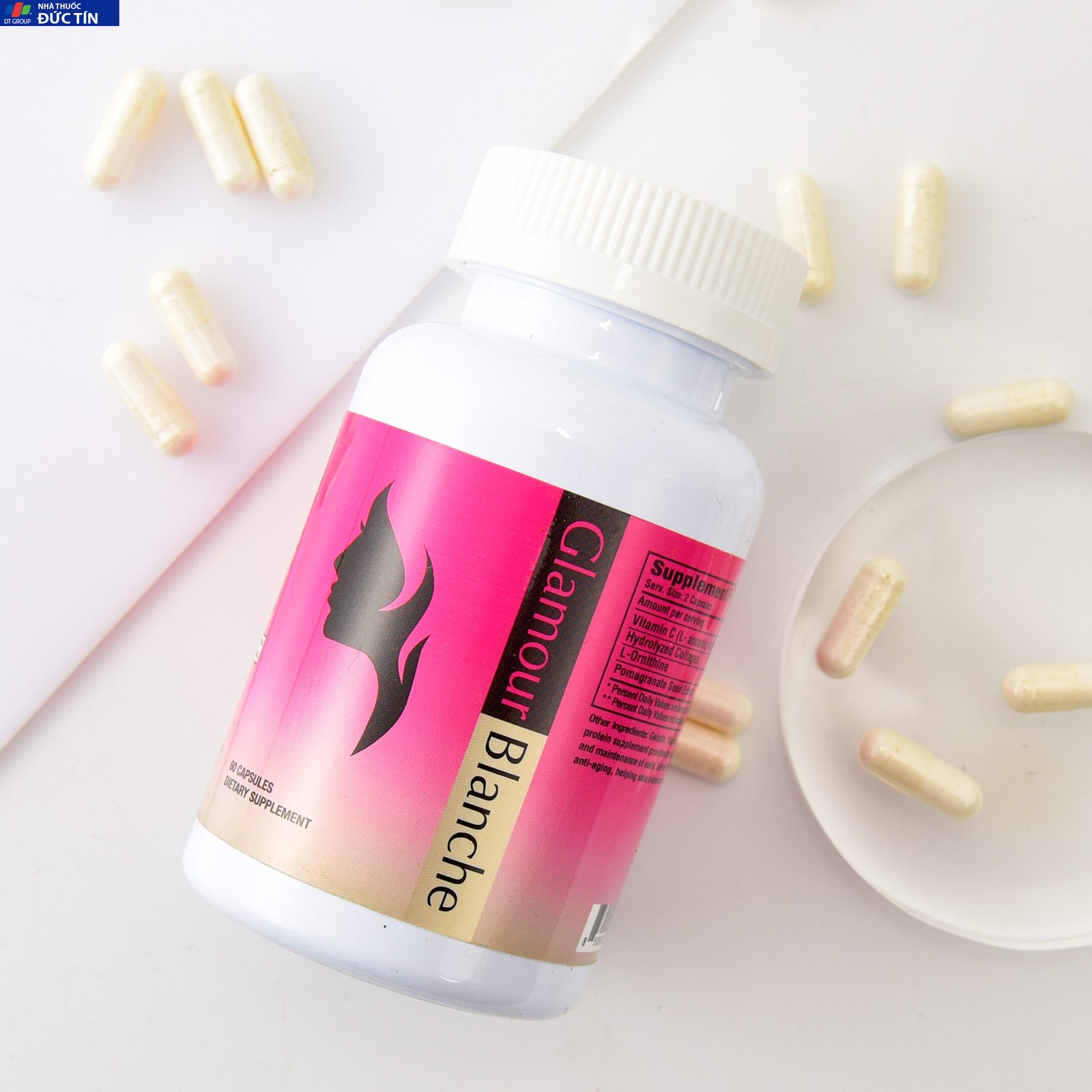 Viên Uống Collagen Thuỷ Phân Làm Đẹp Da Glamour Blanche 13 Glamour Blanche