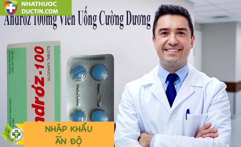 Thuốc Androz 100mg tăng cường sinh lý nam giới kéo dài thời gian 7 androz 100 thuoc