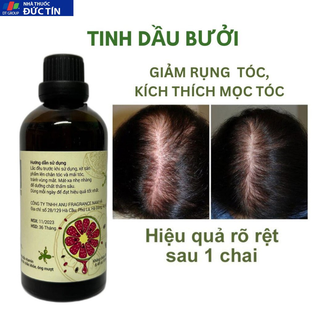 Xịt Dưỡng Mọc Tóc Tinh Dầu Bưởi ANU ORGANIC Chống Rụng Kích Thích Mọc Tóc Ngăn Ngừa Gẫy Rụng Hiệu Quả 100ml 23 anu3