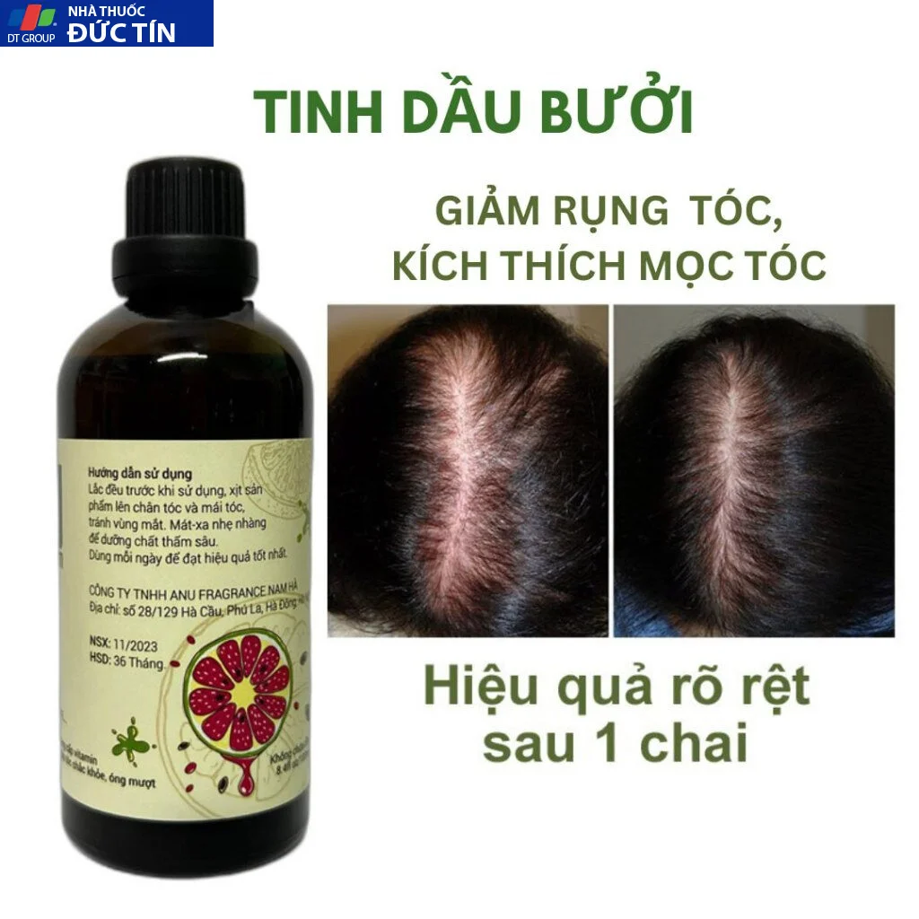 Xịt Dưỡng Mọc Tóc Tinh Dầu Bưởi ANU ORGANIC Chống Rụng Kích Thích Mọc Tóc Ngăn Ngừa Gẫy Rụng Hiệu Quả 100ml 23 anu3
