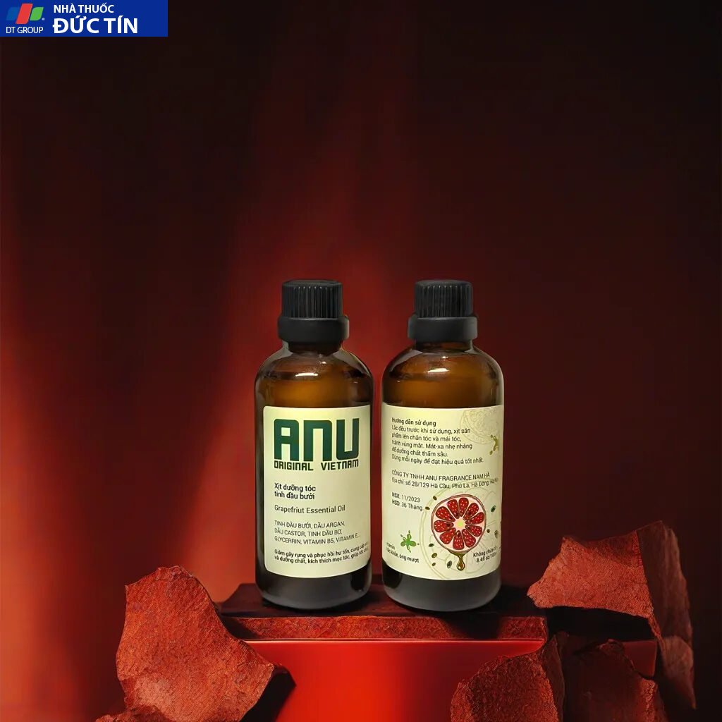 Xịt Dưỡng Mọc Tóc Tinh Dầu Bưởi ANU ORGANIC Chống Rụng Kích Thích Mọc Tóc Ngăn Ngừa Gẫy Rụng Hiệu Quả 100ml 21 anu5